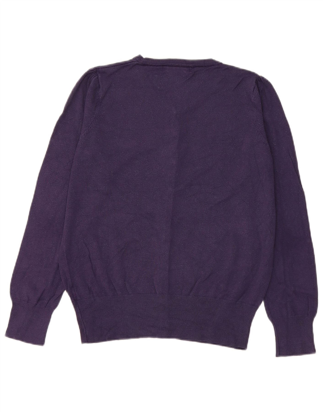 Marks & Spencer Dame Cardigan Sweater UK 12 Medium Purple Viscose