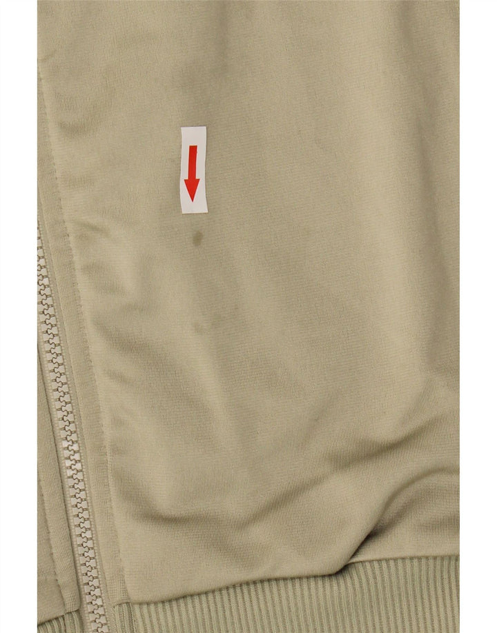 Adidas Træningsdragt til mænd Topjakke UK 38/40 Medium Khaki Polyester