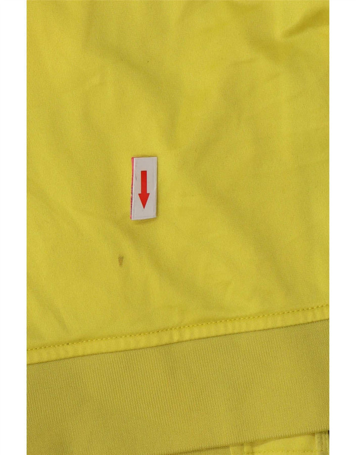 Kappa Grafisk træningsdragt topjakke til kvinder UK 14 Medium Yellow Colourblock