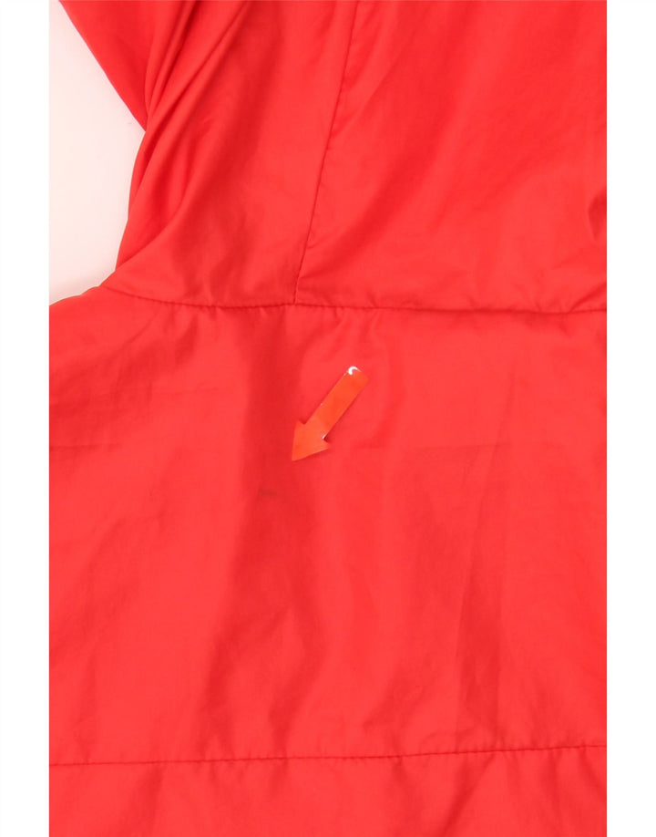 NIKE Mens Hooded Rain Jacket UK 36 Small Red Polyester Vintage Nike and Second-Hand Nike from Messina Hembry 
