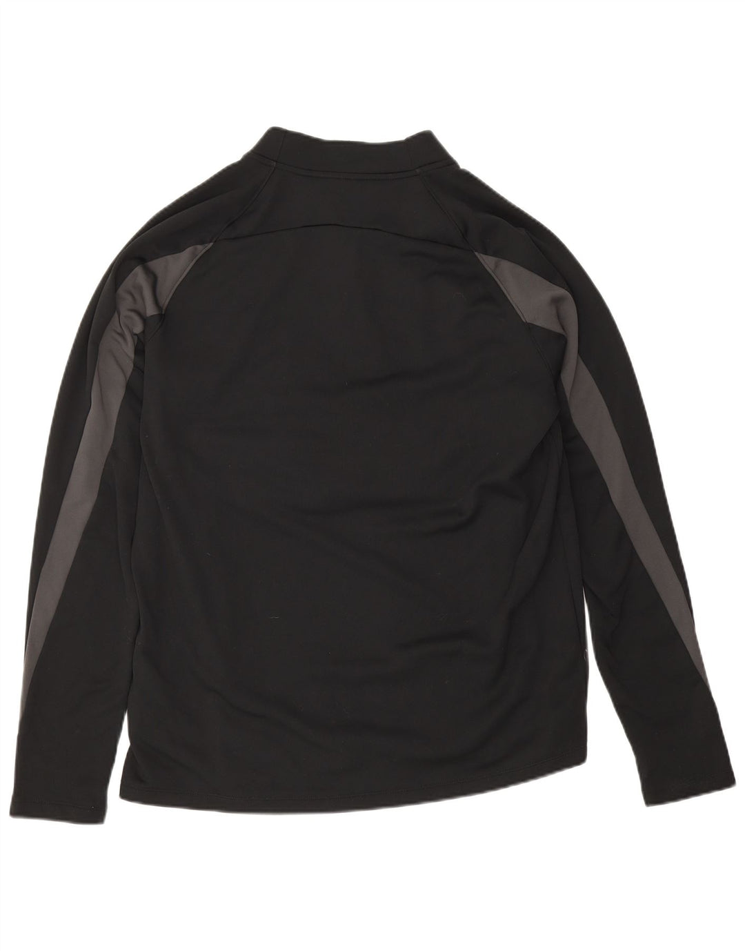Nike Herre Therma-Fit Pullover med lynlås-hals Træningsdragt Top Stor sort polyester