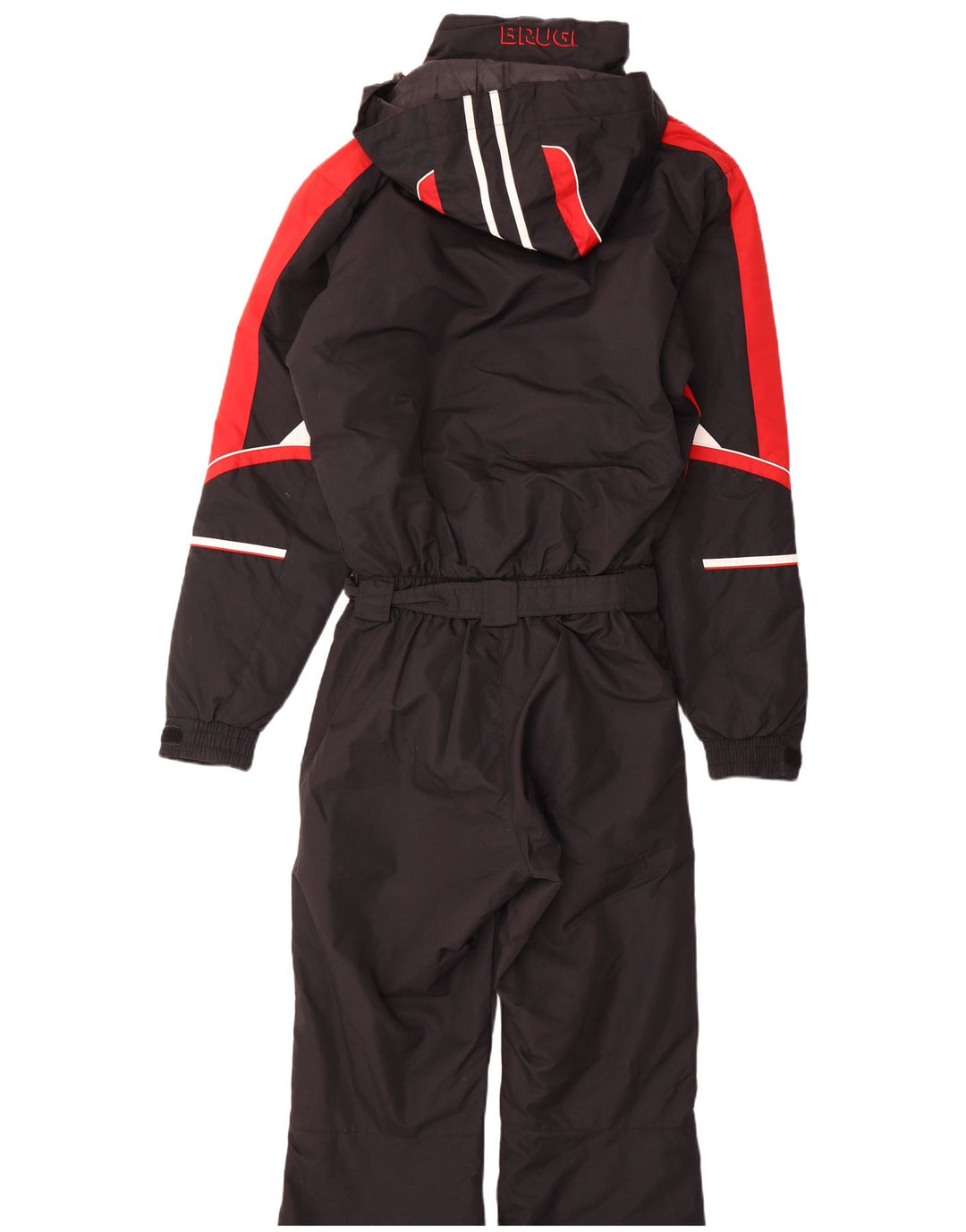 Brugi Herre Grafisk Hætte Ski Jumpsuit Medium Sort Colourblock Polyamid