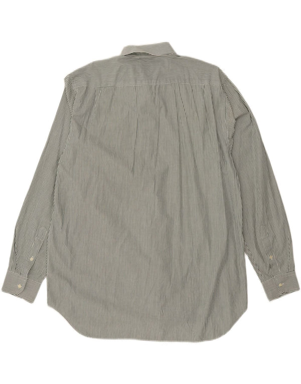 Les Copains Herreskjorte str. 43 17 XL Grøn nålestribe