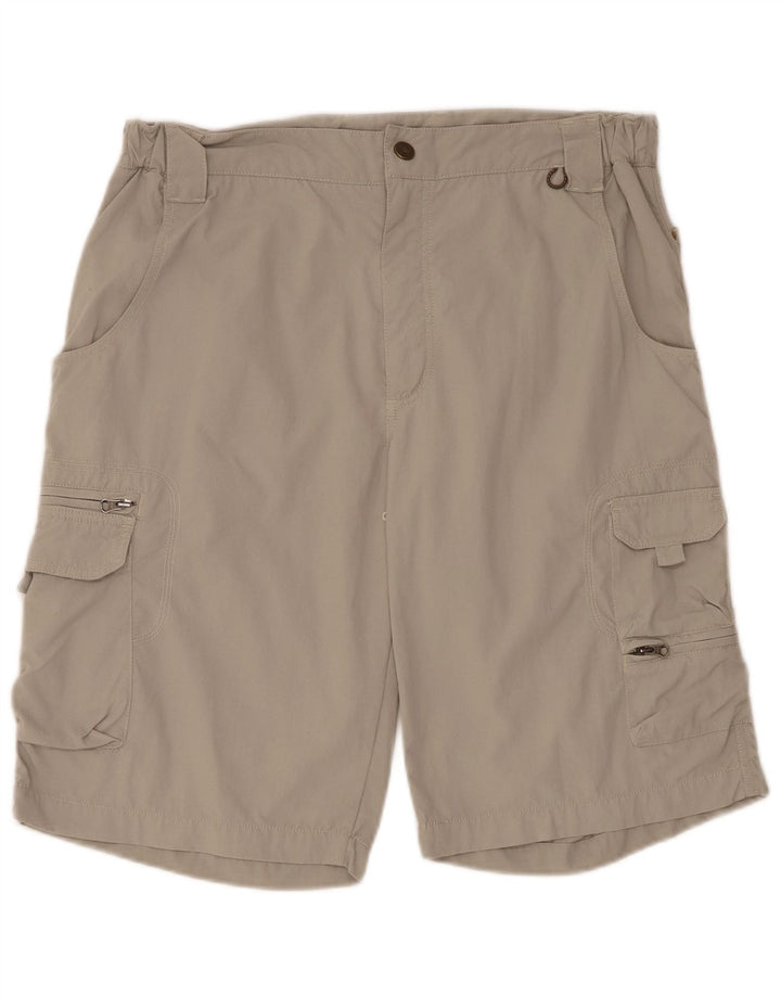 SALEWA Herre Cargo Shorts Large W34 Grå Nylon
