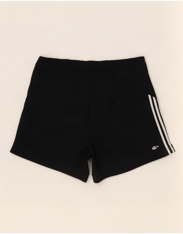 Adidas Womens Climalite Regular Sports Shorts UK 10 Small Black Polyester