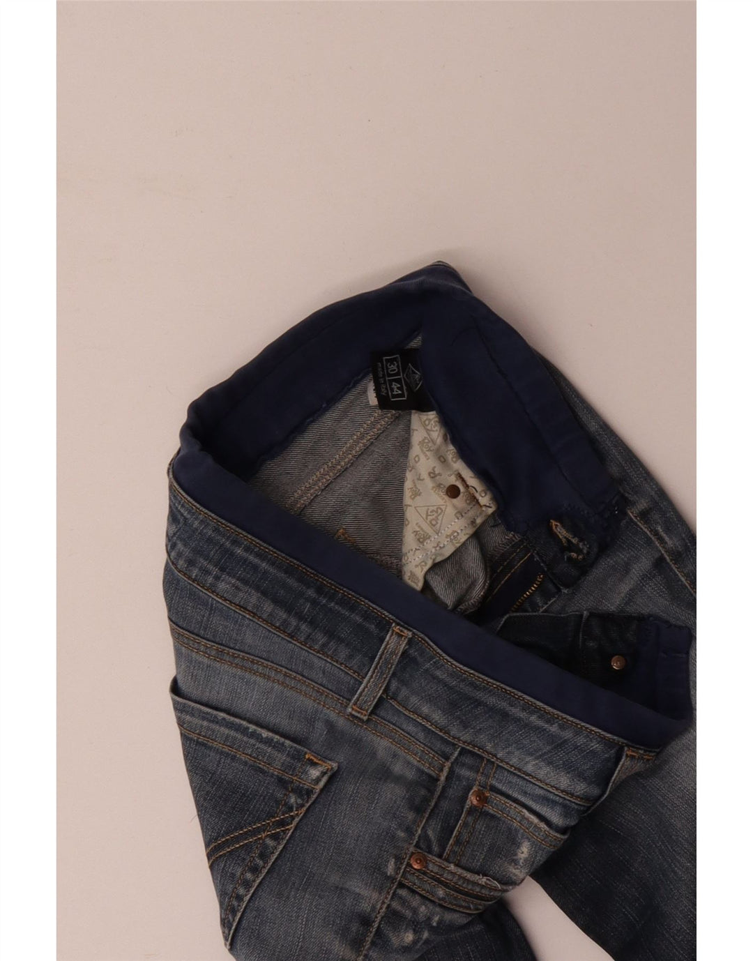 ROY ROGERS Lige jeans til kvinder IT 44 Medium W30 L33 Blå Bomuld