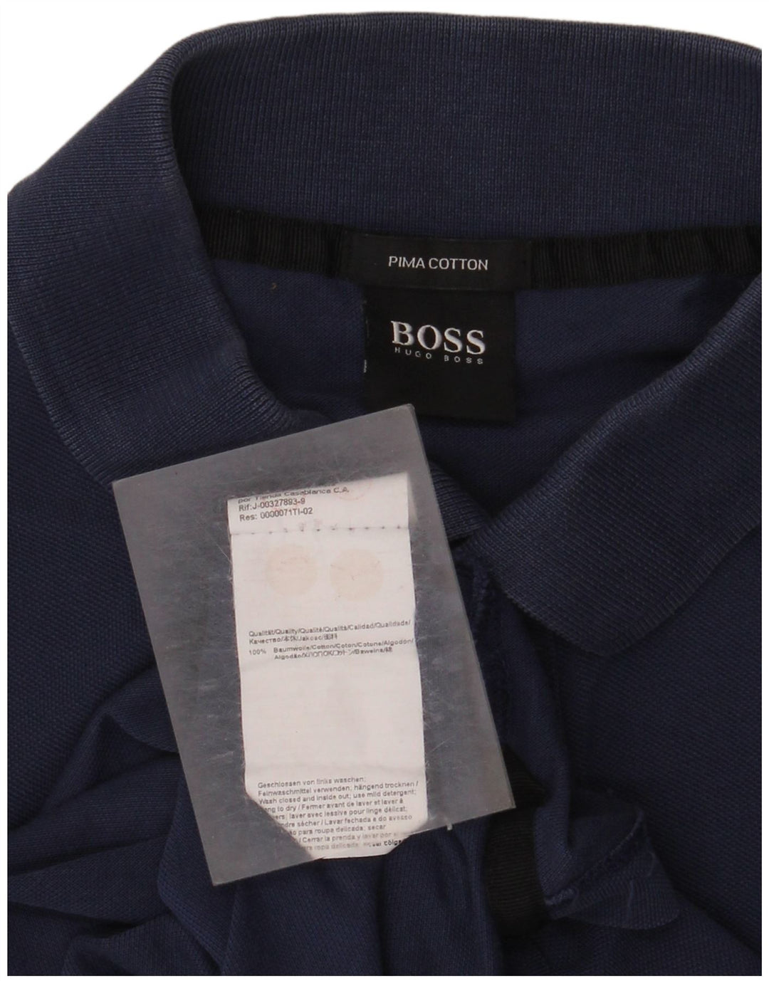 Hugo Boss herre poloshirt Stor marineblå bomuld