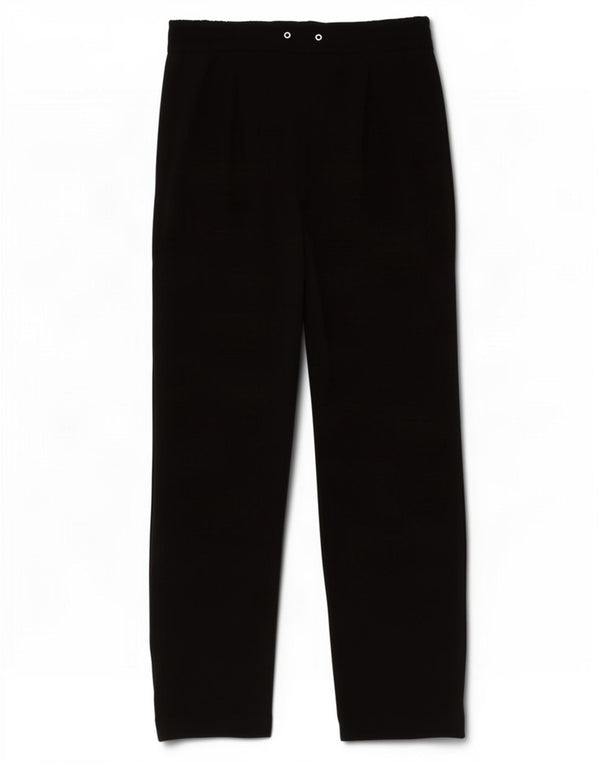 Zara Womens High Waist Cropped Trousers Small W28 L25 Black Polyester