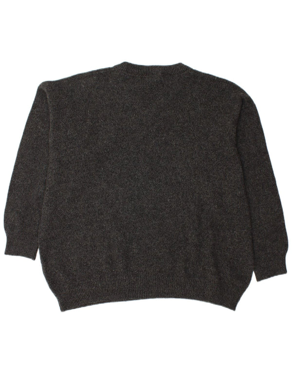 MURPHY & NYE Herre V-hals sweater 2XL sort uld