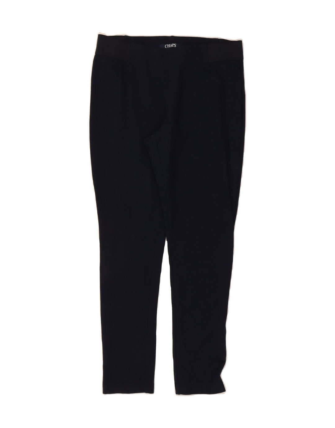 CHAPS Womens Leggings UK 14 Large  Navy Blue Viscose Vintage Chaps and Second-Hand Chaps from Messina Hembry 