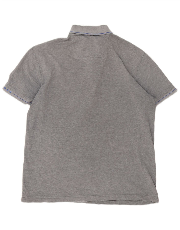 Hugo Boss Herre Slim Fit Polo Shirt XL Grå