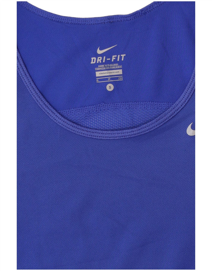 Nike Herre Dri Fit Vest Top Lille Blå