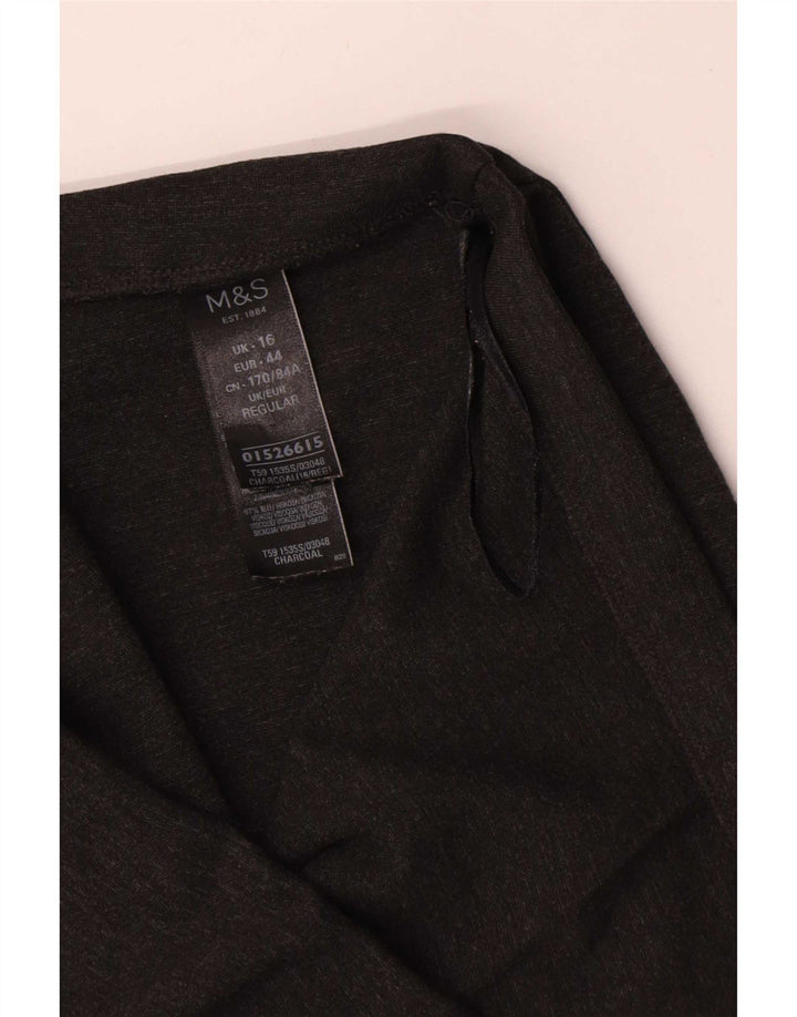 Marks & Spencer Regular Casual Bukser til kvinder UK 16 Large W34 L28 Grå