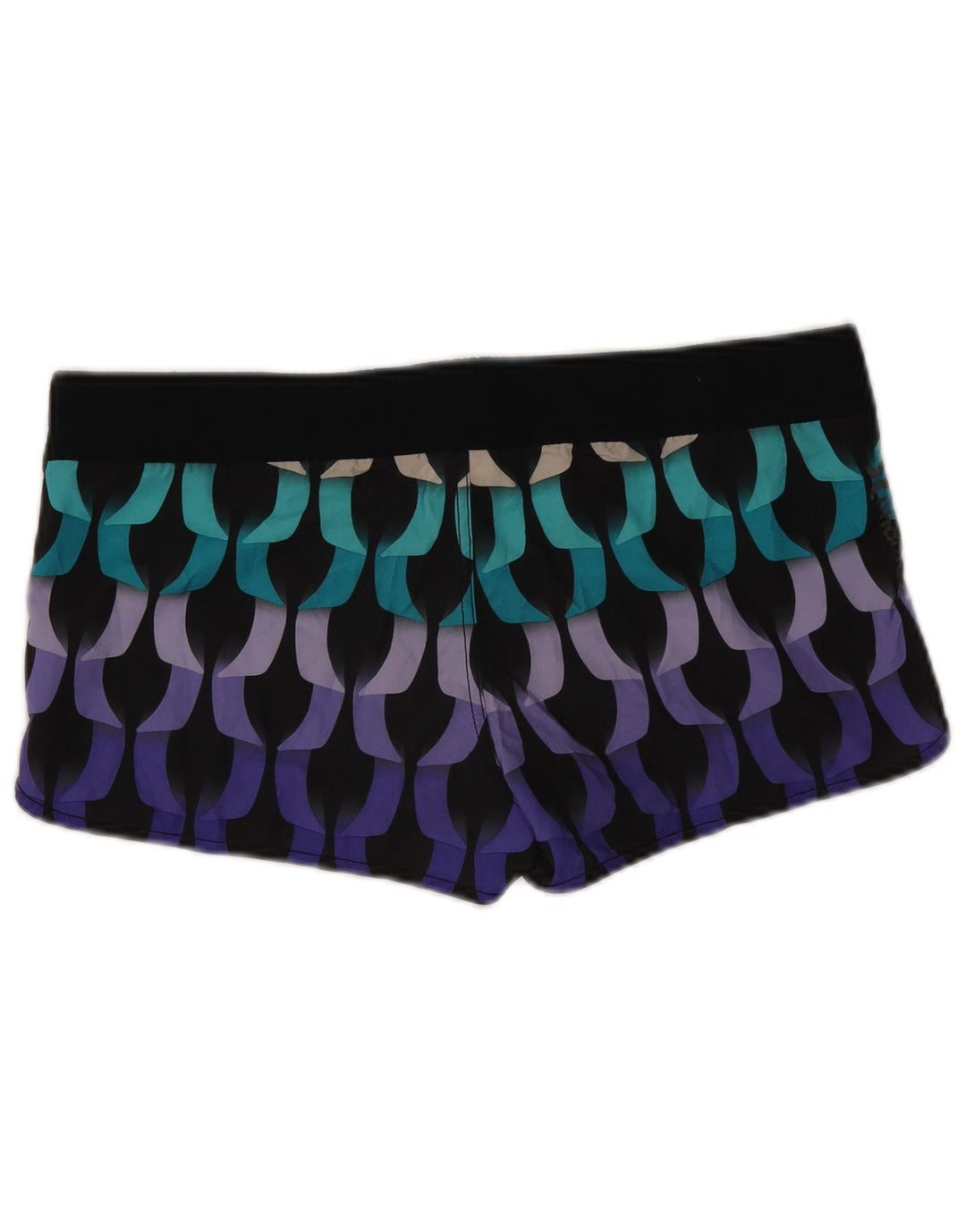 Hurley Womens Casual Shorts US 10 Large W34 Multicolored Geometric