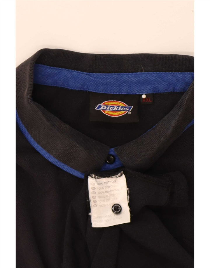 Dickies herre poloshirt 2XL sort bomuld