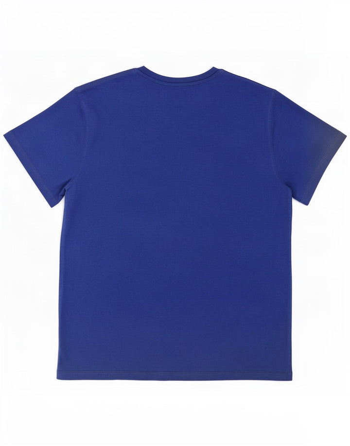 French Connection Herre T-shirt Top Medium Blue Cotton