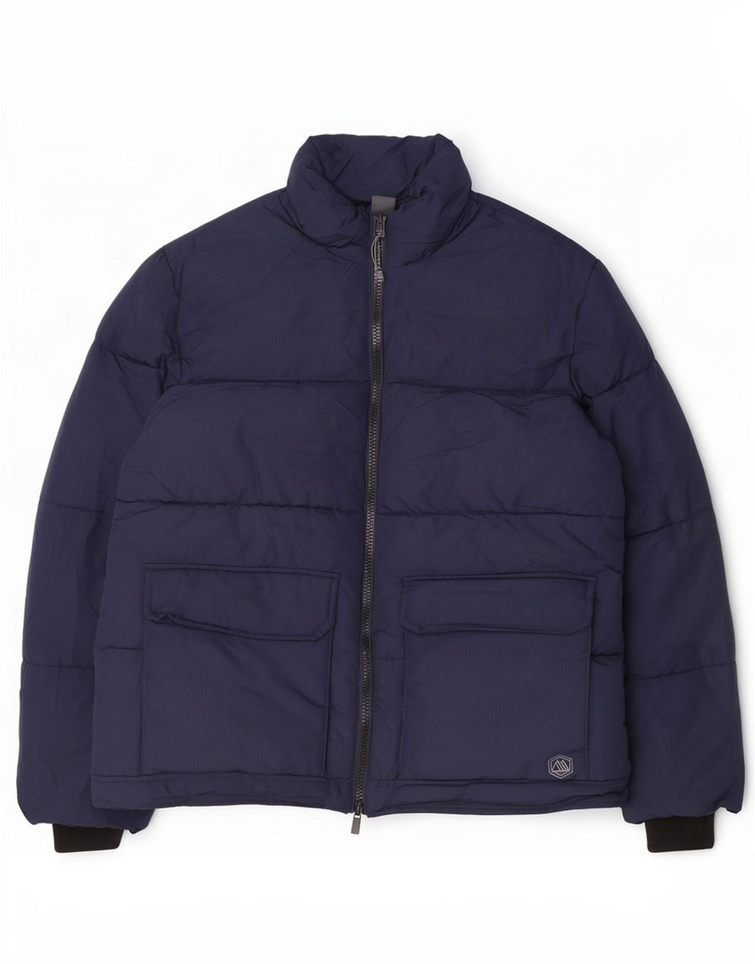 Marks & Spencer Polstret Herrejakke UK 42 XL Navy Blue Polyester