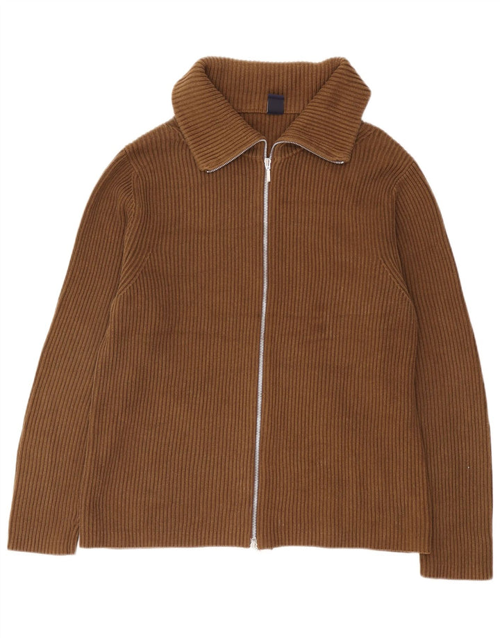 Gap Herre Cardigan Sweater Stor Brun Bomuld