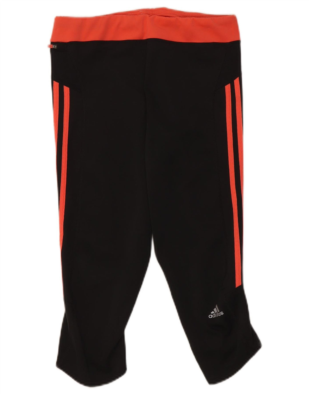 Adidas Dame Climalite Capri Leggings UK 14 Medium Sort Colourblock