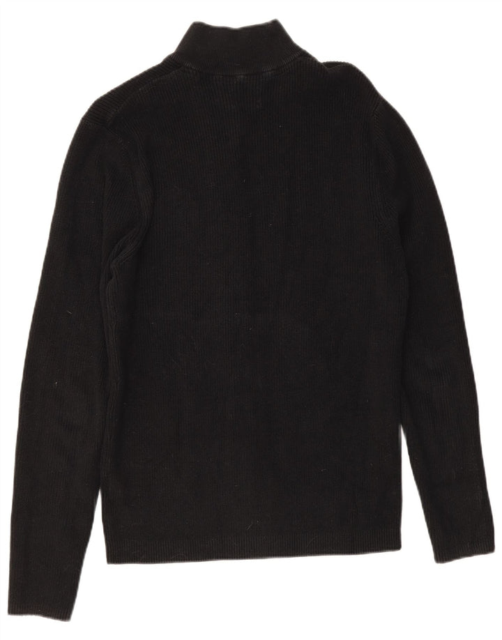 Jack & Jones herre cardigan sweater XL sort bomuld