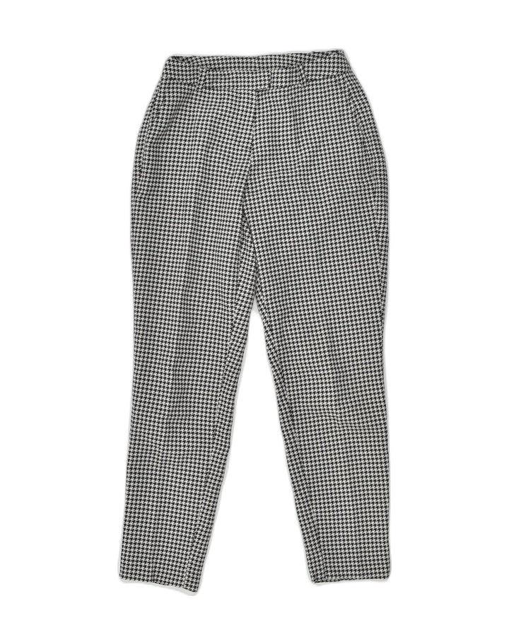 VINTAGE Womens Slim Suit Trousers W24 L26  Grey Houndstooth | Vintage Vintage | Thrift | Second-Hand Vintage | Used Clothing | Messina Hembry 