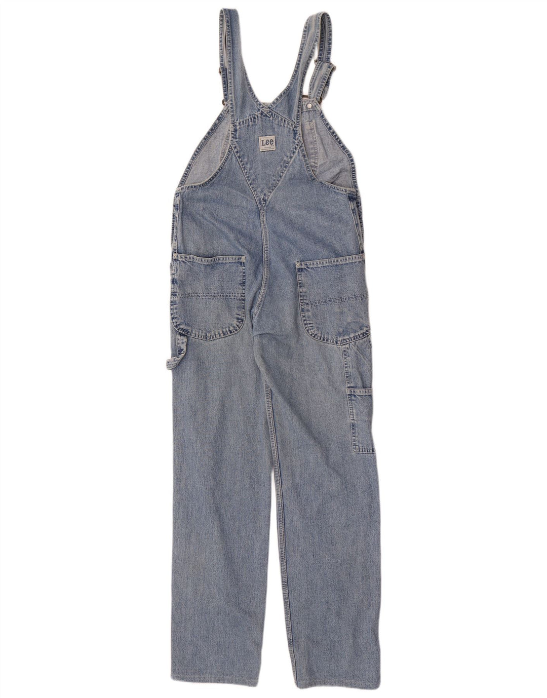 Lee Herre Cargo Dungarees Jeans W32 L30 Blå Bomuld