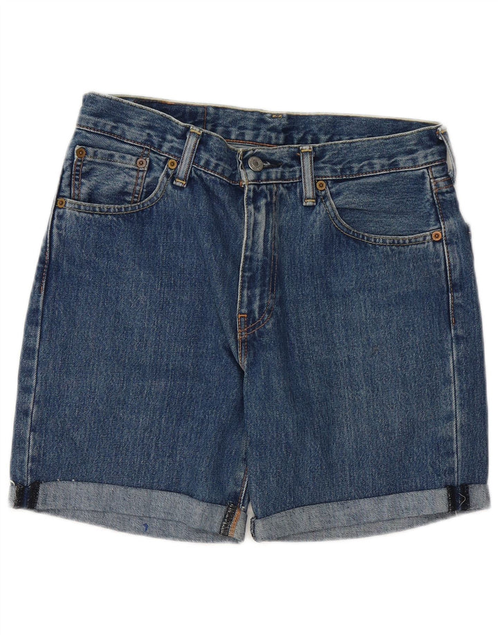 LEVI'S Womens 751 Denim Shorts W30 Medium  Blue Cotton