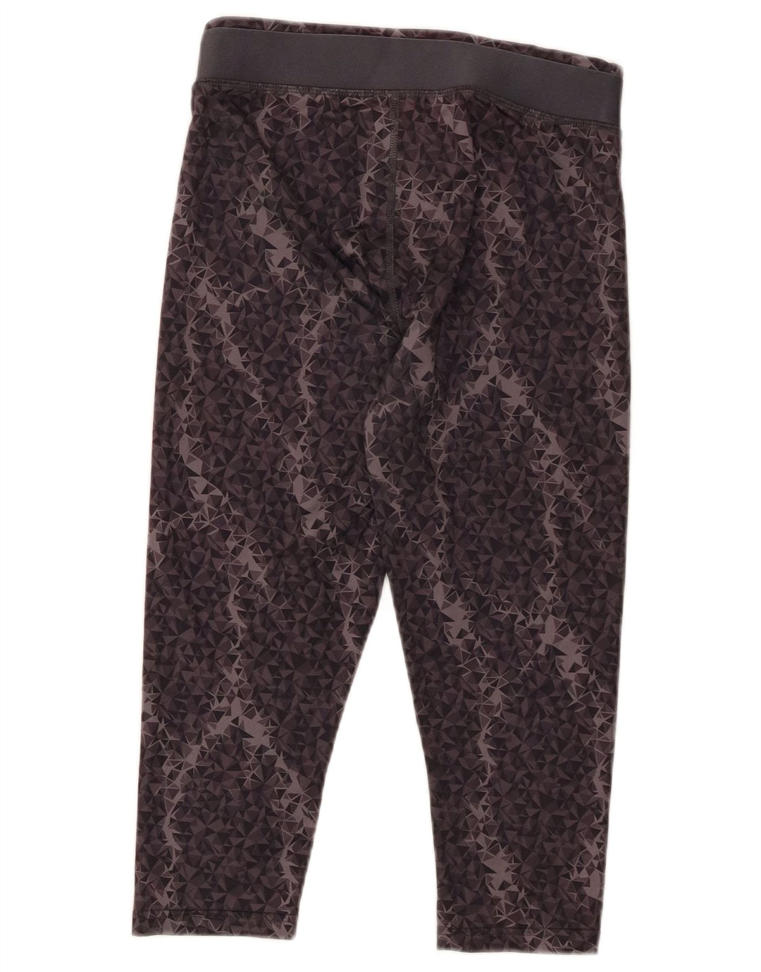 PUMA Capri Leggings til kvinder UK 10 Small Grå Geometrisk Polyester