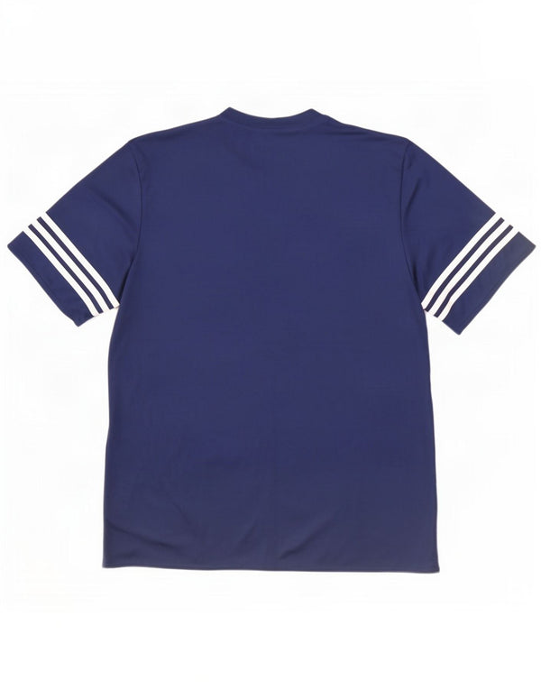 Adidas Mens Climalite T-Shirt Top XL Navy Blue Polyester
