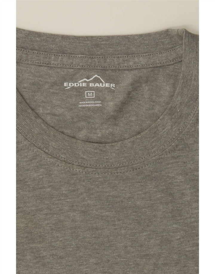 EDDIE BAUER Mens T-Shirt Top Medium Grey Cotton Vintage Eddie Bauer and Second-Hand Eddie Bauer from Messina Hembry 