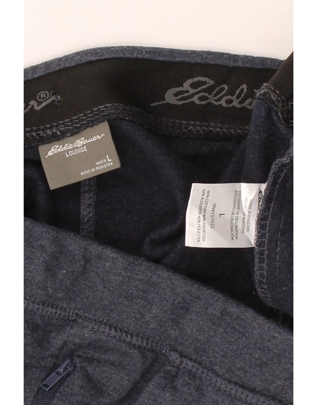 EDDIE BAUER Mens Sport Shorts Large  Navy Blue Cotton Vintage Eddie Bauer and Second-Hand Eddie Bauer from Messina Hembry 