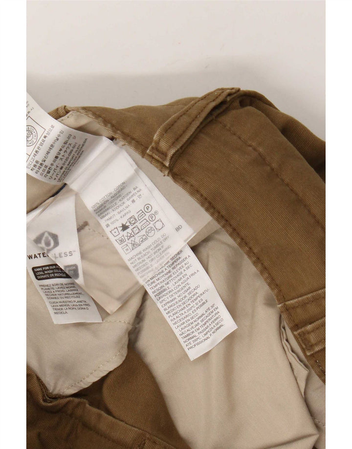 Levi's Straight Cargo-bukser til mænd W30 L32 Khaki Bomuld