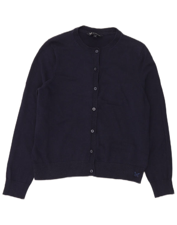 Crew Clothing Womens Cardigan Sweater UK 6 XS Navy Blue Cotton