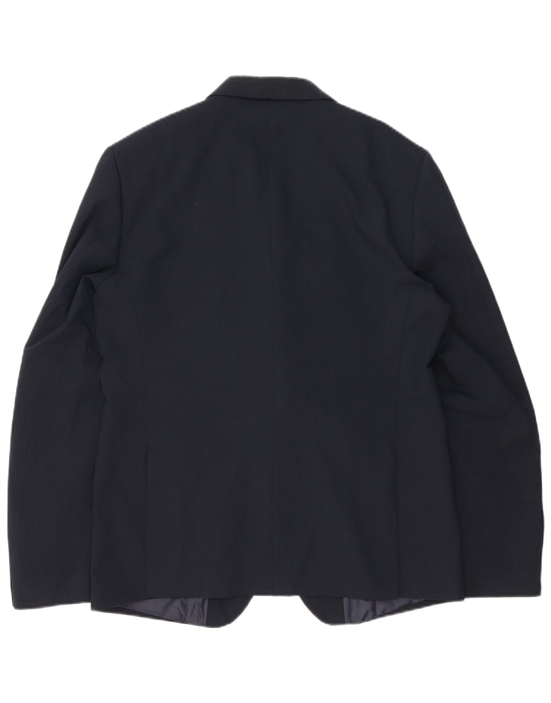 Zara Herre 2-knaps blazerjakke EU 52 Large Navy Blue