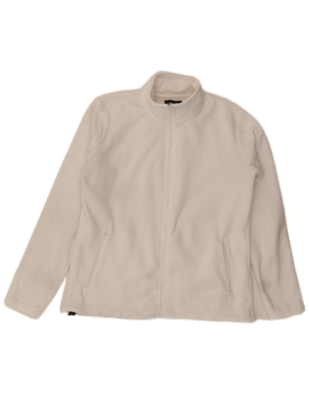 Brugi Herre Fleecejakke UK 44 2XL Hvid Polyester