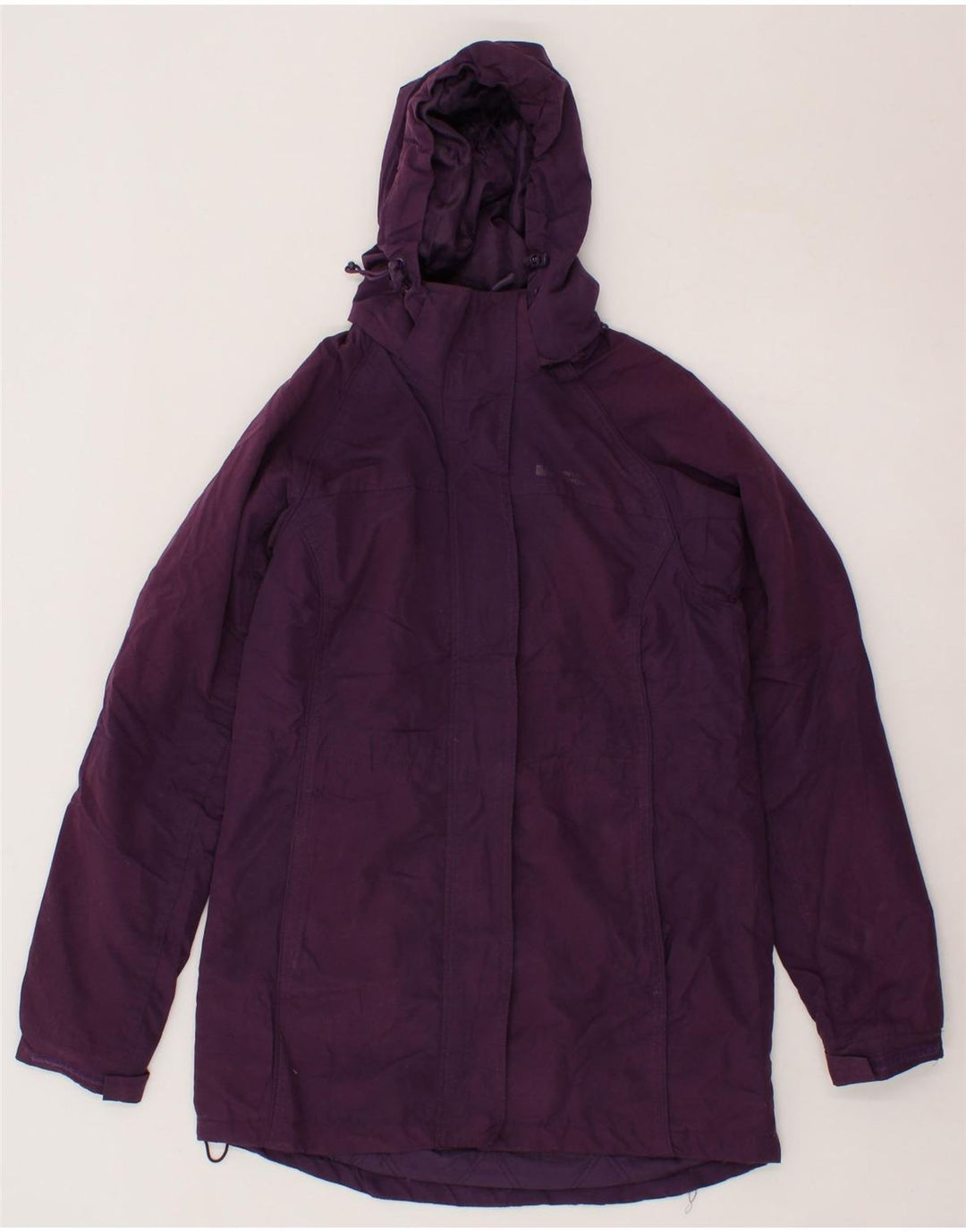 MOUNTAIN WAREHOUSE Womens Hooded Windbreaker Coat UK 8 Small Purple Vintage Mountain Warehouse and Second-Hand Mountain Warehouse from Messina Hembry 