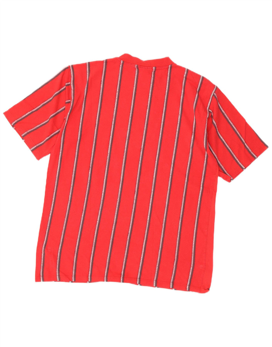 Reebok Herre T-shirt Top Medium rødstribet bomuld