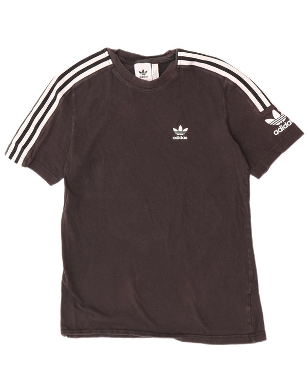 Adidas Kortærmet T-Shirt til mænd XS Sort Bomuld Sports
