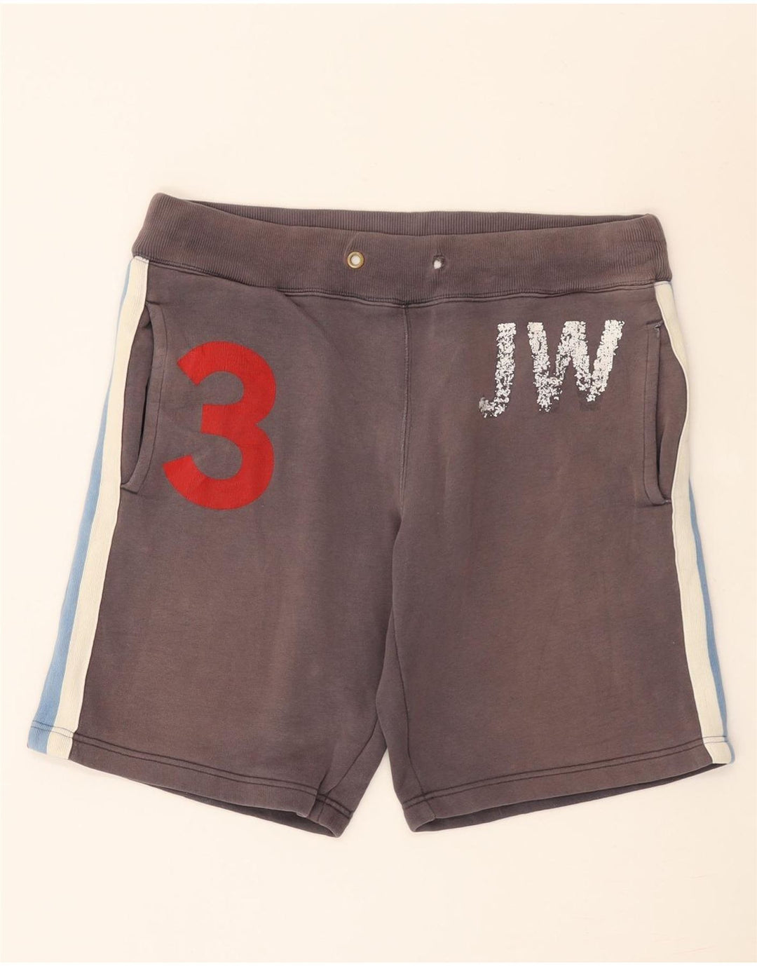 Jack Wills Herre grafiske sportsshorts mellemgrå Colourblock Bomuld