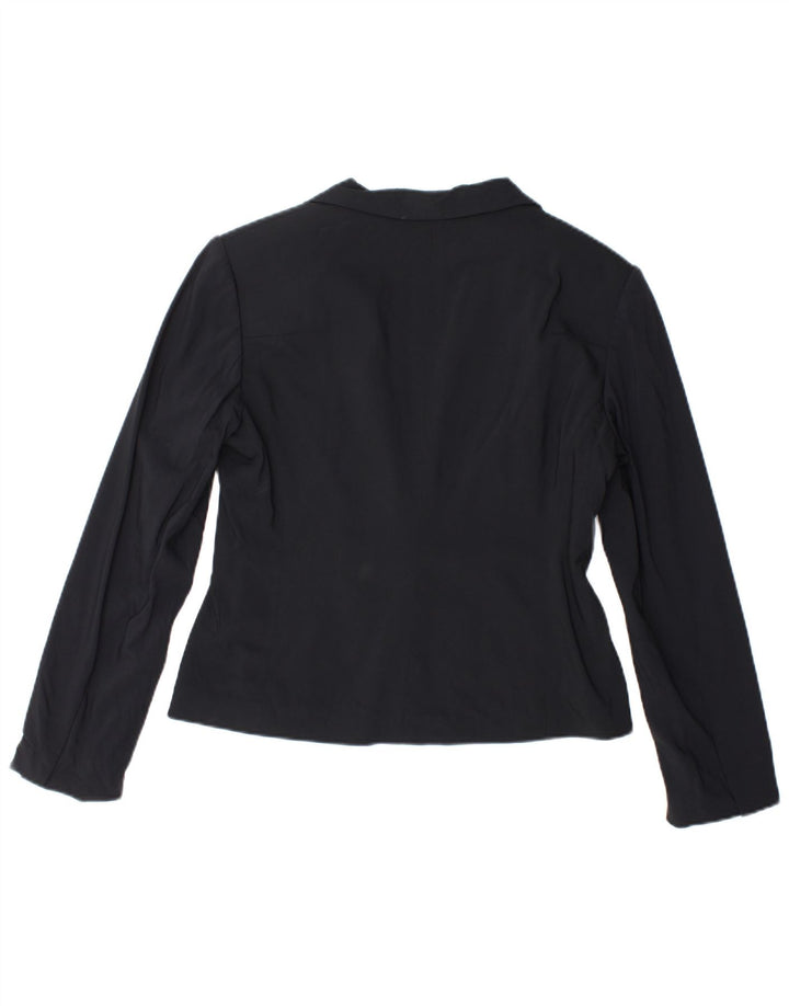 Marks & Spencer Dame Autograph Blazer Jacket UK 12 Medium Navy Blue