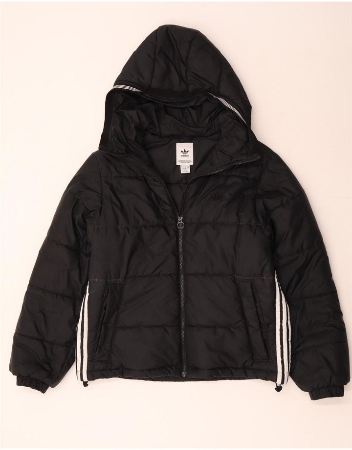 Adidas hættejakke til mænd mellem sort polyester