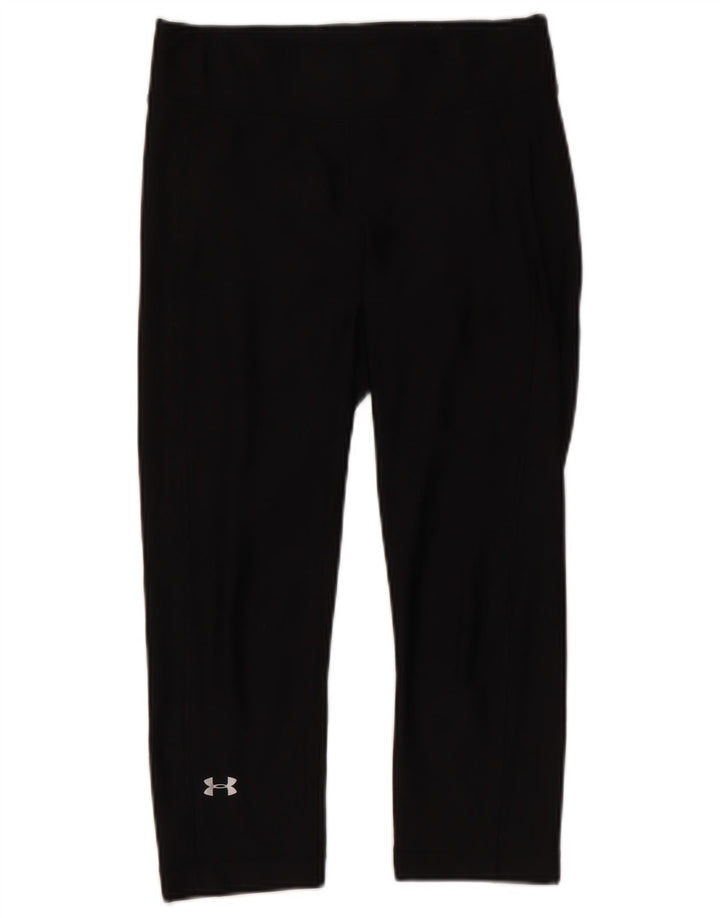 Under Armour Womens Compression Capri Leggings UK 10 Small Black
