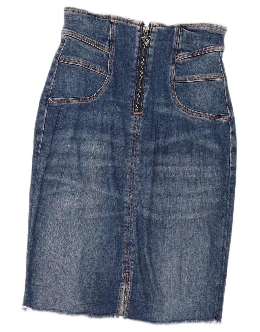 Guess Dame Denim Nederdel W26 Lille Blå