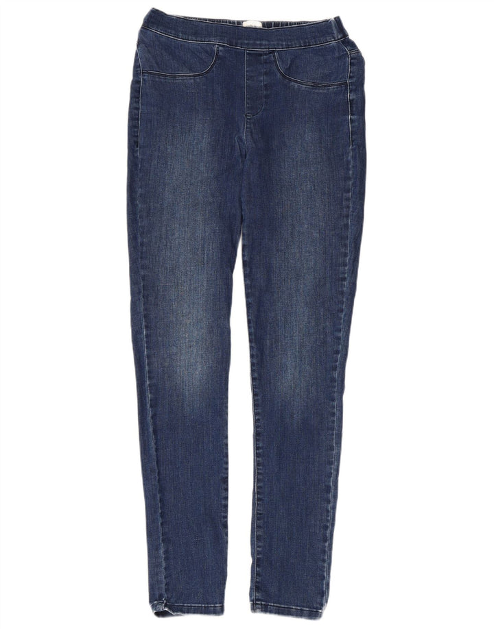 WHITE STUFF Dame Jegging Jeans UK 10 Small W28 L29 Blue Cotton
