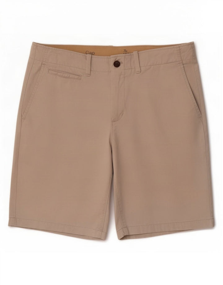 Gap Herre Chino Shorts Large W34 Beige Bomuld