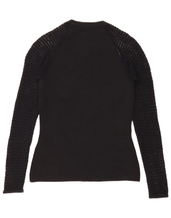 Reiss Dame Jumper Sweater UK 12 Medium Sort Viscose