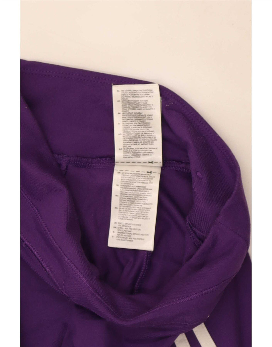 Adidas Dame Climalite Leggings UK 0/2 2XS Lilla Polyester