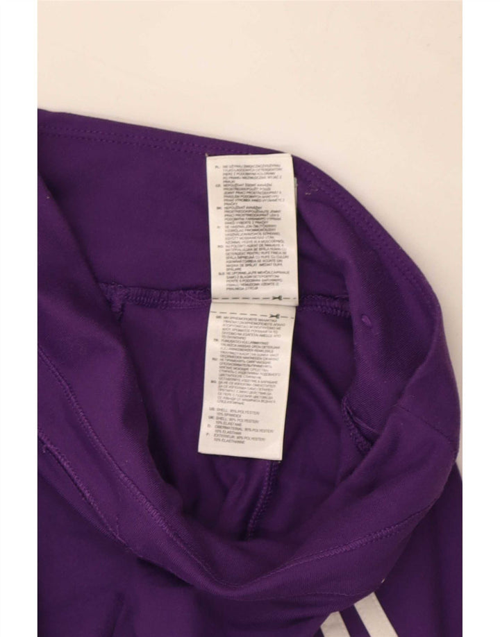Adidas Dame Climalite Leggings UK 0/2 2XS Lilla Polyester