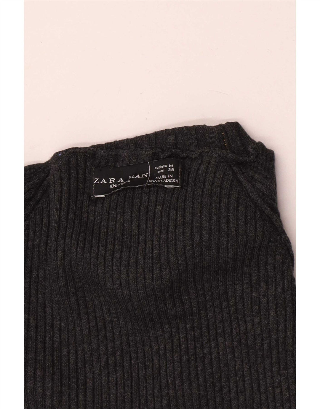 Zara Herre rullehals sweater mellemgrå
