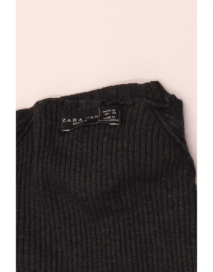 Zara Herre rullehals sweater mellemgrå